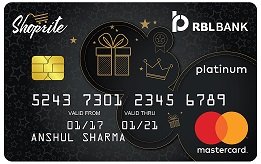 RBL Bank Shoprite Credit Card